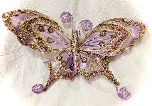 Satin Lavender Butterfly